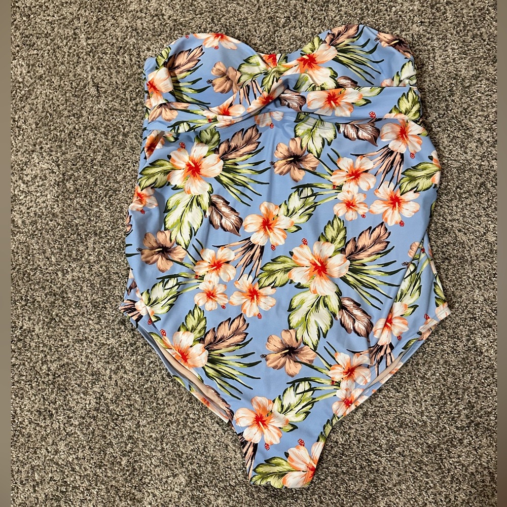 Isabel Maternity Floral Swimsuit - XL